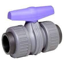 +GF+ VALVOLA SFERA D.25 IN PVC-U AD INCOLLO " TIPO 355 COLORO"