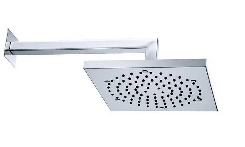 BOSSINI H60715G KIT SOFFIONE DOCCIA CUBE INOX 260x260-CROMATO