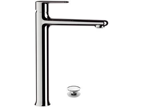 REMER VANITY MISCELATORE LAVABO ALTO CON PILETTA CLICK-CLAK - CROMATO