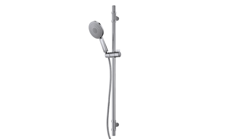 BOSSINI DA3027-N KIT SALISCENDI CM.95 D.25-DOCCIA REGOLABILE MIXA/3 D.140-CROMATO