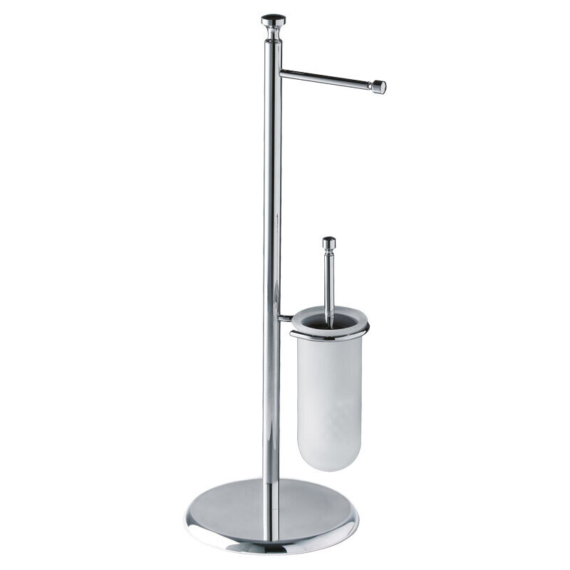 LINEAG PIANTANA PORTASCOPINO/PORTACARTA IN OTTONE CROMATO SERIE BASE