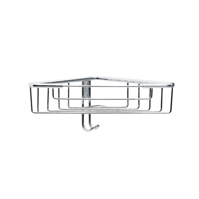 LINEAG ANGOLIERA 1 PIANO CON GANCIO IN OTTONE CROMATO