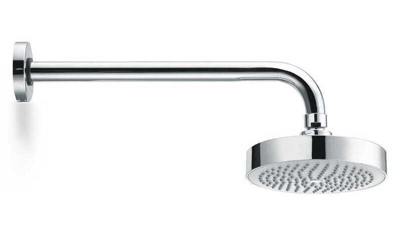 BOSSINI H19166G KIT SOFFIONE DOCCIA DINAMIC/1 D.140-BRACCIO DOCCIA D.21 CM.30-CROMATO