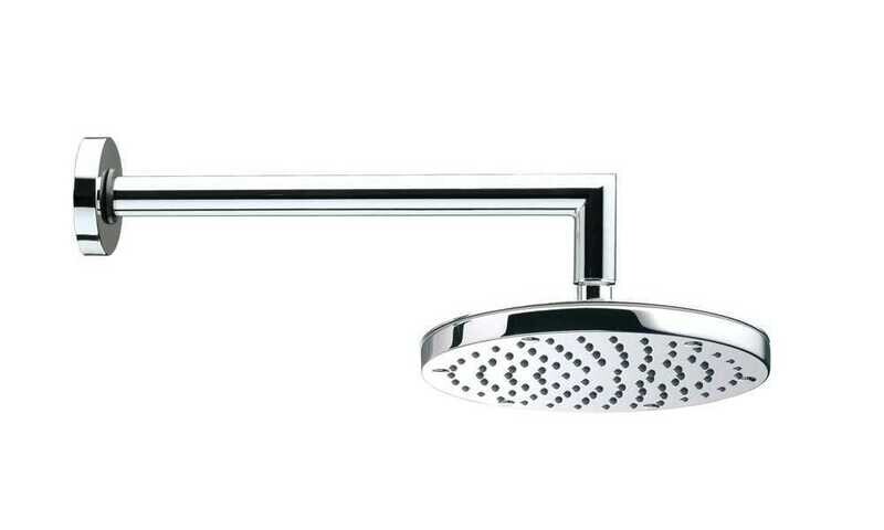 BOSSINI H70405G KIT SOFFIONE DOCCIA OKI D.200-BRACCIO DOCCIA D.21 CM.30-CROMATO
