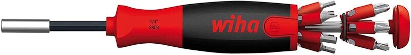 WIHA CACCIAVITE CON MANICO PORTAINSERTI LIFT UP-12 PEZZI