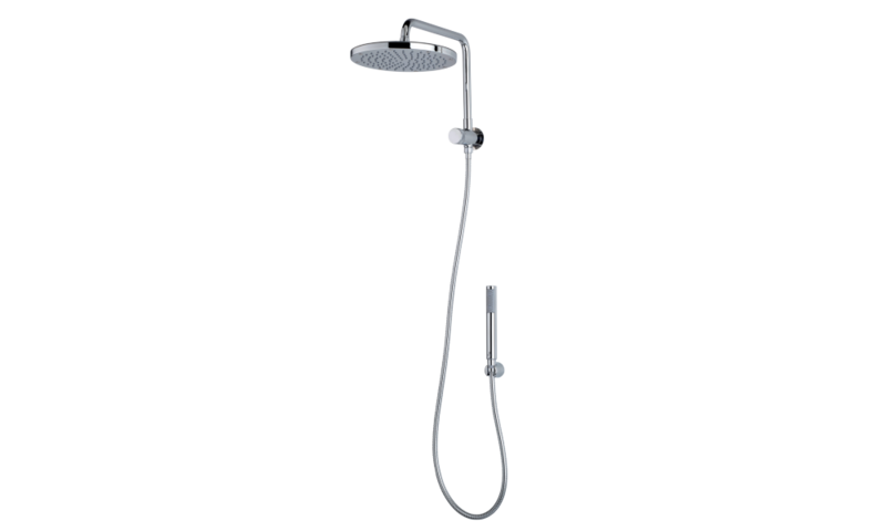 BOSSINI H89410 OKI RENOVATION SOFFIONE DOCCIA IN OTTONE D.250 CON BRACCIO DOCCIA GIREVOLE 180°-CROMATO-PRODOTTO ORDINABILE.
