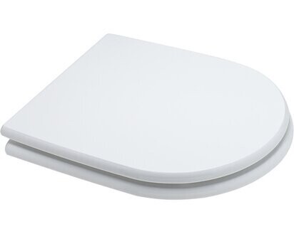 SEDILE COPRIWATER LEGNO POLIESTERE MOD.ESEDRA OLD BIANCO EURO-CERNIERE IN OTTONE CROMATO