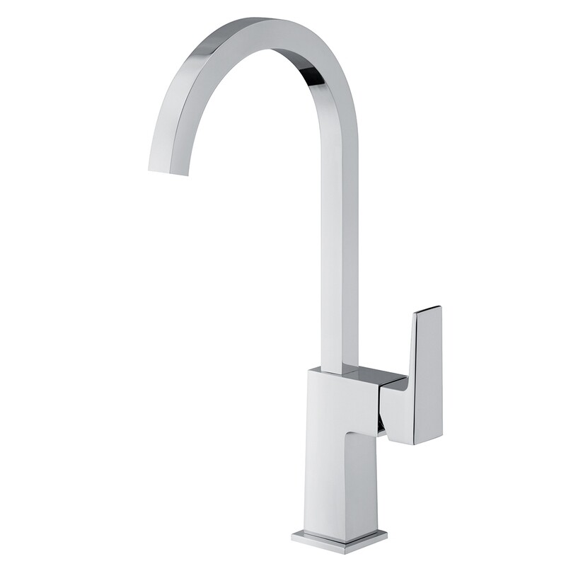 GABOLI CHEOPE CH121 MISCELATORE LAVELLO CANNA ORIENTABILE A TUBO D.24 CROMATO