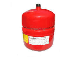 ELBI ER 12 CE VASO ESPANSIONE A MEMBRANA FISSA LT.12-COLORE ROSSO