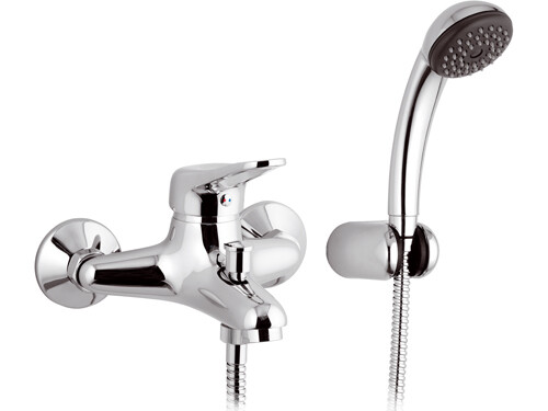 REMER KISS MISCELATORE VASCA ESTERNO CON DOCCIA DUPLEX-CROMATO
