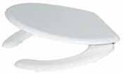 SEDILE COPRIWATER LEGNO POLIESTERE MOD.CASUAL PONTE GIULIO APERTURA FRONTALE BIANCO-CERNIERE IN OTTONE CROMATO