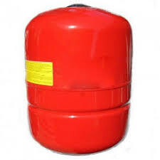 ELBI ER 8 CE VASO ESPANSIONE A MEMBRANA FISSA LT.8-COLORE ROSSO
