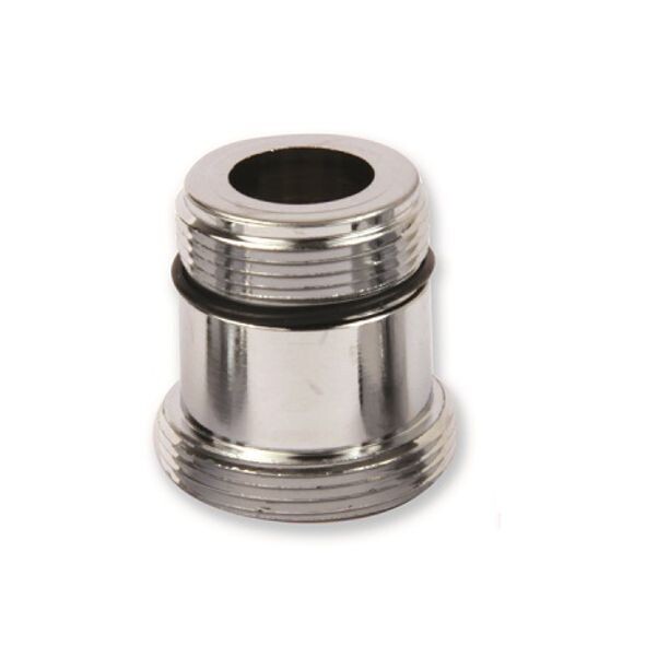RIDUZIONE CON O'RING PER AREATORE CACHE' 20/1 MASCHIO x 22/1 MASCHIO-OTTONE CROMATO
