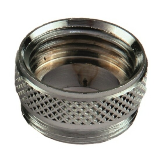 RIDUZIONE PER AREATORE 22/1 MASCHIO x 1/2 FEMMINA-OTTONE CROMATO