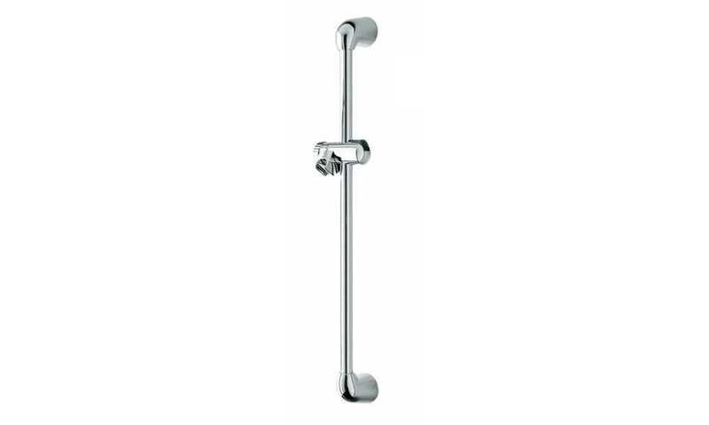 BOSSINI D07000 ASTA MURALE SALISCENDI DOPPIA REGOLAZIONE CM.70 D.25-CROMATA