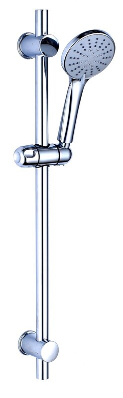 WTECH SALISCENDI D.25 CM.70 CON 2 SUPPORTI REGOLABILI E DOCCETTA 5 GETTI D.105