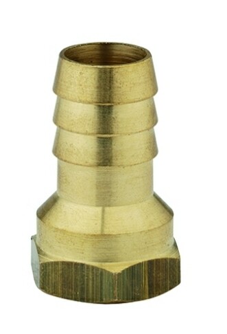 PORTAGOMMA FEMMINA 3/8 x 15 TIPO ROMA -OTTONE GIALLO
