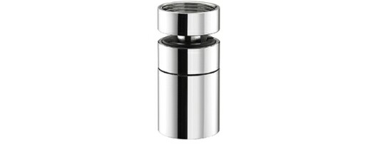 AREATORE A SNODO MINIMALISTA FILETTO FEMMINA 16x1-OTTONE CROMATO