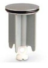TAPPO SALTARELLO ANTIVANDALO D.39.7 PER PILETTE 1.1/4-OTTONE CROMATO