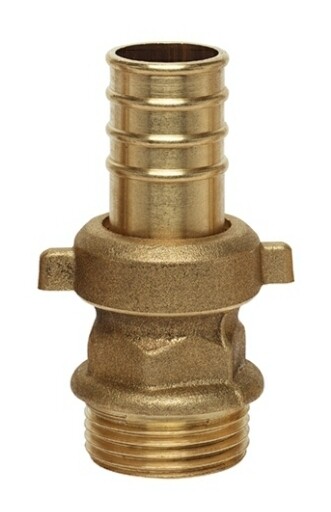 PORTAGOMMA MASCHIO 3/4 x 25 "EXCELSIOR" IN 3 PEZZI SEDE CONICA-OTTONE GIALLO