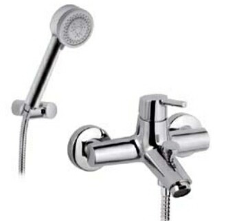 OTTONE MELODA 14530 KLARI' MISCELATORE ESTERNO VASCA CON KIT DOCCIA-CROMATO
