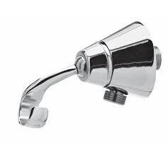 BOSSINI C21000 SUPPORTO INCASSO PESANTE SNODATO CON FORCELLA CONICA-OTTONE CROMATO