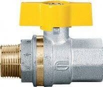 EFFEBI VENUS 1" M.F.VALVOLA SFERA PER GAS FARFALLA ALLUMINIO