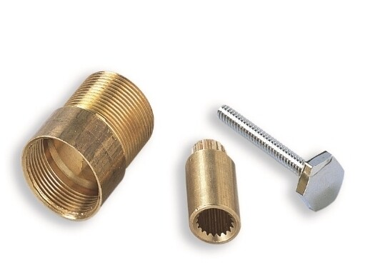 KIT PROLUNGA 3 PEZZI PER VITONI PASSO RAPIDO-BROCCIA 10.5x18-FILETTO 23x19 -VITE 1/4 x 35