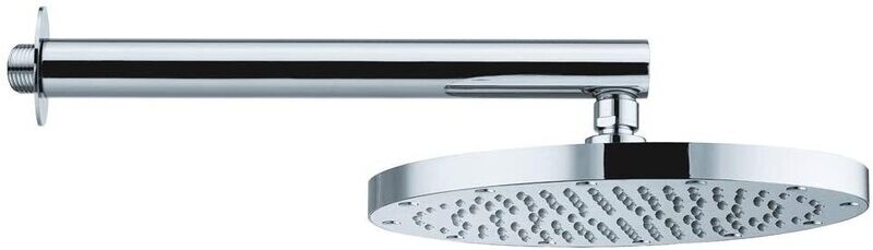 BOSSINI H64725 SOFFIONE DOCCIA OVAL 250x170 CON BRACCIO ELLITTICO CM.30 1/2 M.