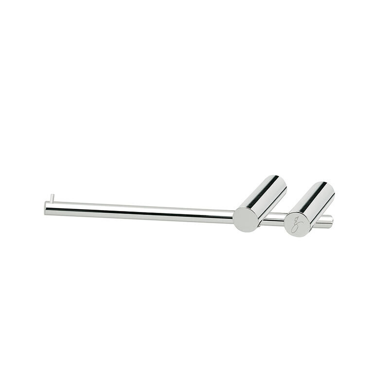 LINEAG SERIE EBE PORTACARTA DESTRO IN OTTONE CROMATO