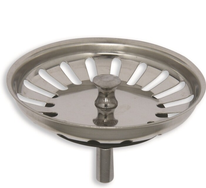 TAPPO CESTELLO INOX  PER PILETTE BASKET SERIE PIC-NIC CON FORO D.90-OMP TEA