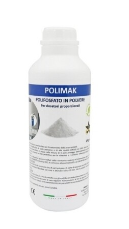 FLACONE KG.1 DI POLIFOSFATI IN POLVERE PER DOSATORI PROPORZIONALI