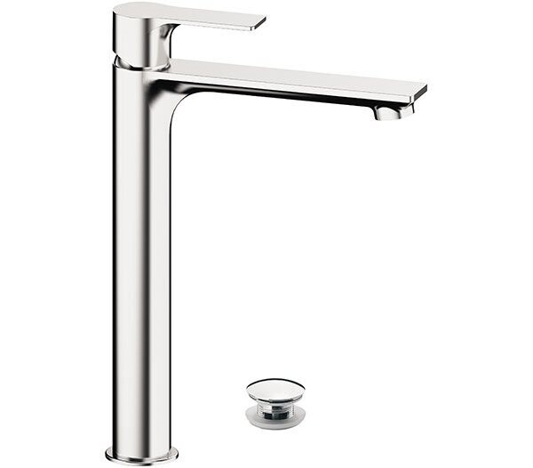REMER ENERGY MISCELATORE LAVABO ALTO CON PILETTA CLICK-CLACK - CROMATO