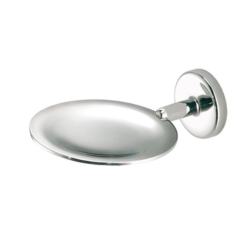 LINEAG SERIE BASE PORTASAPONE IN OTTONE CROMATO
