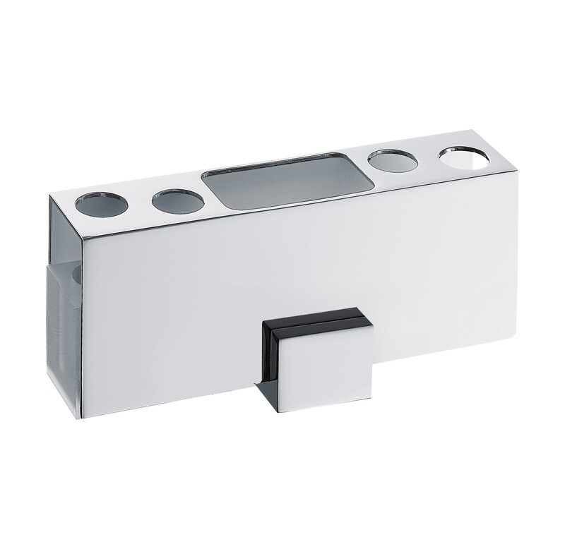LINEAG SERIE DAMA PORTASPAZZOLINI IN METALLO CROMATO