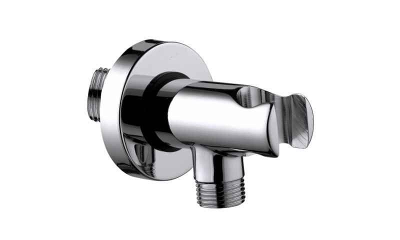 BOSSINI C12000 SUPPORTO DOCCIA IN OTTONE CON PRESA ACQUA -CROMATO