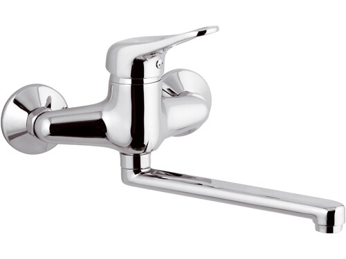 REMER KISS MISCELATORE LAVELLO PARETE CON BOCCA GIREVOLE L.200-CROMATO