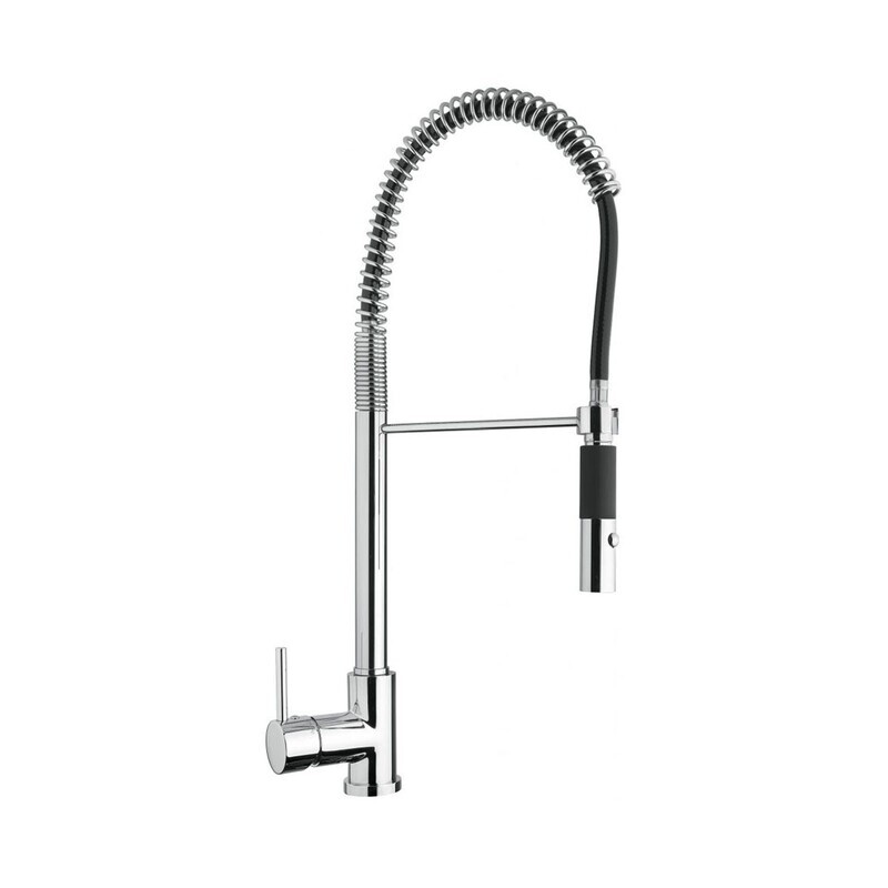 GABOLI MOLLY 1112 MISCELATORE LAVELLO PROFESSIONAL CON DOCCETTA ESTRAIBILE 2 GETTI-CROMATO