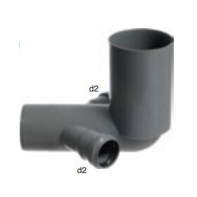 HTSBL CURVA WC ALTA 2PRESE D.40 BIANCA
