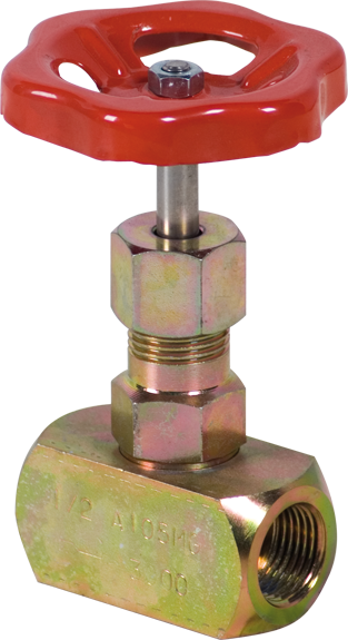 VALVOLA A SPILLO 1/4 GAS SERIE 3000 ASTM A105