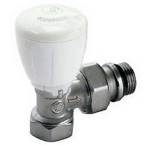 GIACOMINI R421TG 3/8 VALVOLA PER RADIATORE TERMOSTATIZZABILE A SQUADRA CON ATTACCO TUBO FERRO
