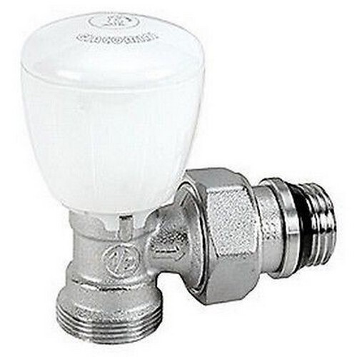 GIACOMINI R431TG 1/2x18 VALVOLA PER RADIATORE TERMOSTATIZZABILE A SQUADRA CON ATTACCO TUBO RAME , PLASTICA O MULTISTRATO