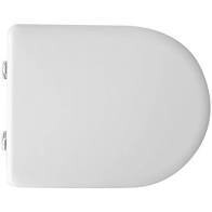 SEDILE COPRIWATER LEGNO POLIESTERE MOD.YDRA POZZI GINORI BIANCO EURO-CERNIERE IN OTTONE CROMATO