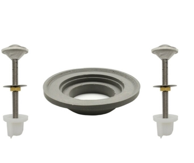 TREMOLADA KIT PER MONOBLOCCO COMPLETO DI VITI INOX E GUARNIZIONE CASSETTA/VASO UNIVERSALE