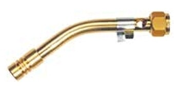 LANCIA CON BRUCIATORE MM.17 IN OTTONE-PER BRASATURE FORTI E TENERE.