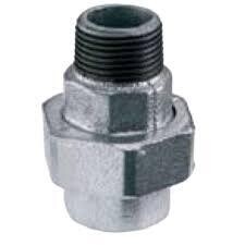 FIG.341 BOCCHETTONE DIRITTO CONICO 1/4 M.F.IN GHISA ZINCATA