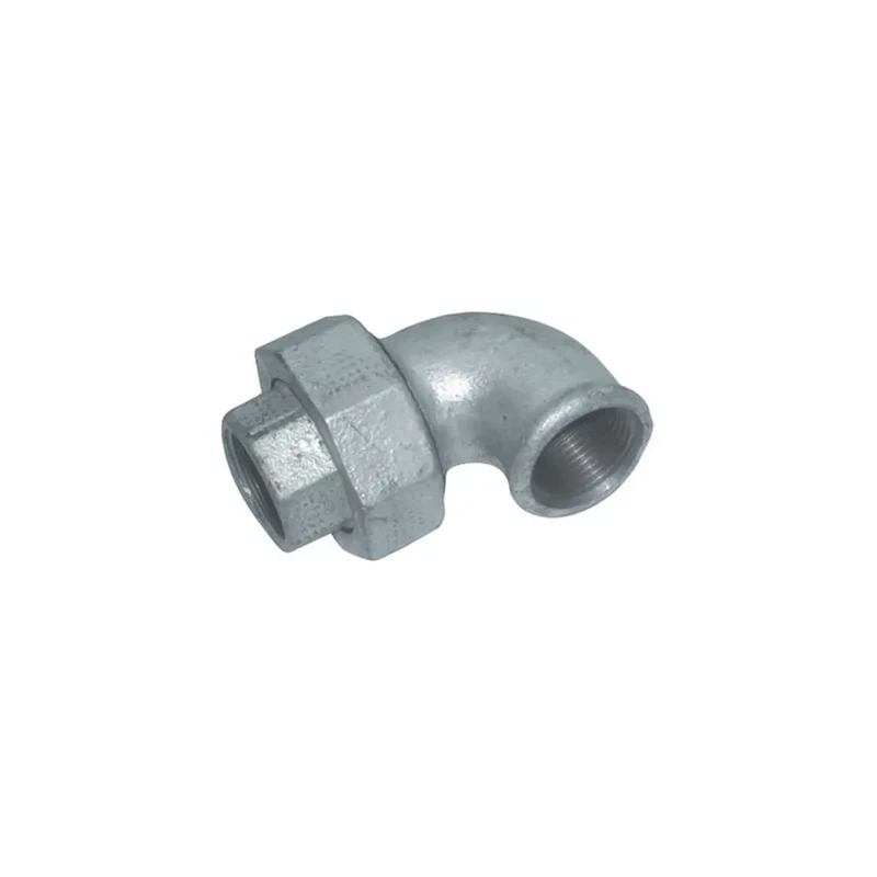 FIG.95 BOCCHETTONE CURVO PIANO 3/8 F.F.IN GHISA ZINCATA