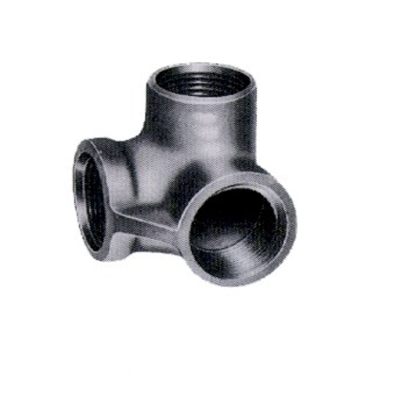 DISTRIBUZIONE A GOMITO 3 VIE 3/8 IN GHISA ZINCATA FIG.221