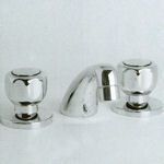 BATTERIA LAVABO 3 FORI TESTA CIECA SENZA PILETTA MOD. ORCHIDEA