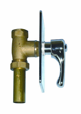 FLUSSOMETRO PASSO RAPIDO INCASSO 1" C/PLACCA-CROMATO